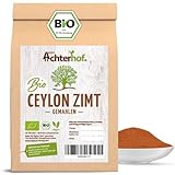 Bio Ceylon Zimt gemahlen (250g) mit wenig Cumarin in premium Qualität | 100% ECHTES Bio Ceylon Zimt Pulver