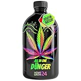 Homegrow24 Cannabis Dünger Indoor & Outdoor für Cannabispflanzen Wachstumsphase und Blütephase BIOlogischer organischer Grow & Bloom Hanfdünger I Starter Set