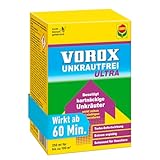 VOROX Unkrautfrei Ultra 250 ml - Hochwirksamer Unkrautvernichter mit Sofortwirkung, Sichtbarkeit ab 60 min - sicher für Umwelt und Haustiere