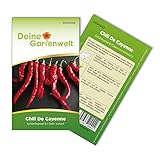 Chili De Cayenne Samen - Capsicum annuum - Chilisamen - Gemüsesamen - Saatgut für 30 Pflanzen