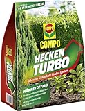 COMPO Heckenturbo - leistungsstarker Spezial-Dünger für Hecken und Neuanpflanzungen - Heckendünger für schnelles Wachstum - 4 kg