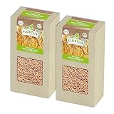 FLORTUS BIO Weichweizen Getreide Samen 400g | Ertragreicher Weizen zur Herstellung von Mehl Weizenkleie Katzengras & Microgreens | Sprossen Samen