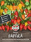 81851 Sperli Premium Paprika Samen Biquinho | Mild Süß Fruchtig | Peperoni Samen | Chilli Samen | Chillisamen | Peperoni Samen Mild | Chili Samen | Paprika Samen