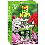 COMPO Duaxo Rosen Pilz-frei, Bekämpfung von Pilzkrankheiten an allen Zierpflanzen, Konzentrat inkl. Messbecher, 130 ml